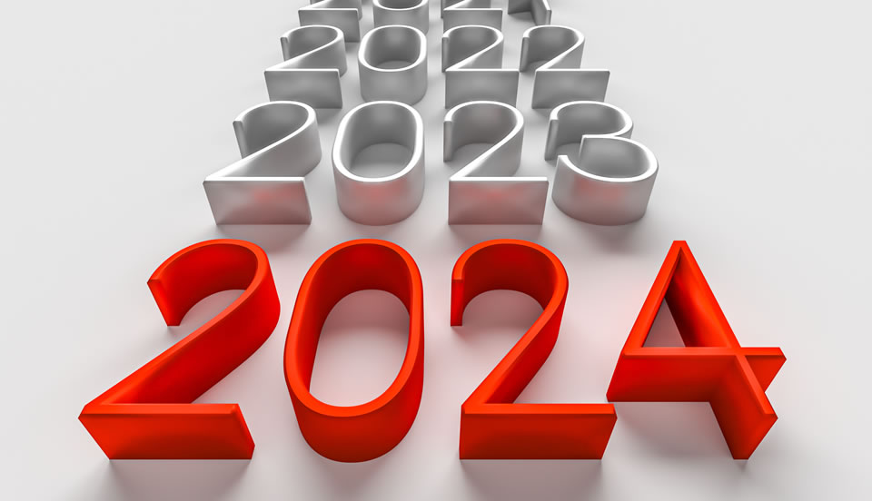 printed years from 2021 up to 2024